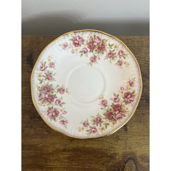 Vtg Rosina Queens Fine Bone China Tea Cup And Saucer Queens Roses Cottagecore - Picture 14 of 16